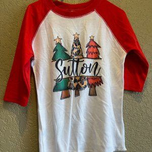 Sutton Name Christmas Shirt